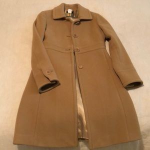 J Crew Camel Wool Coat